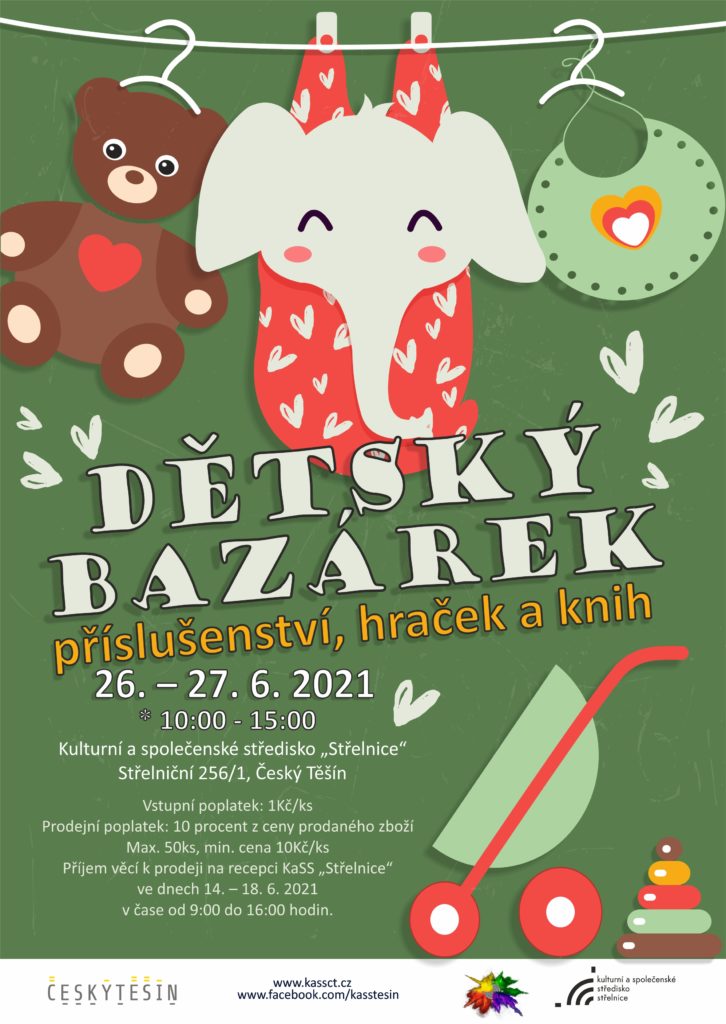 Plakát k akci dětský bazárek příslušenství