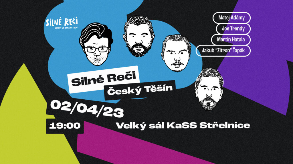 Pozvánka na představení Silné reči