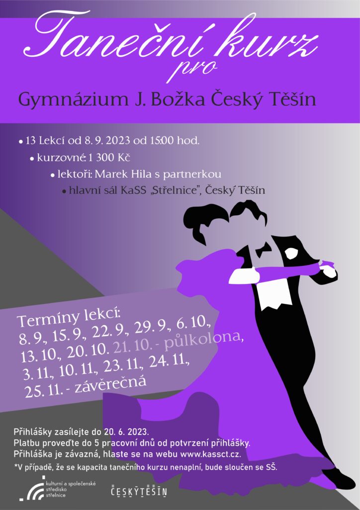 náhledový obrázek k tanečnímu kurzu pro gymnázium J. Božka