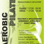 Plakát ke kurzu Aerobic, pilates