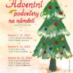 Plakát k akci Adventní podvečery na náměstí