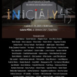 pozvánka k výstavě Iniciály 45